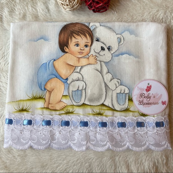 Muslin baby swaddle (Handmade) - Picture 7 of 16